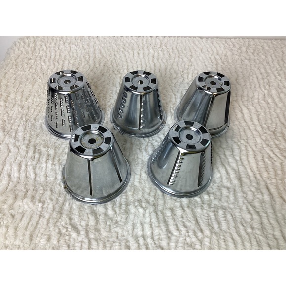 Rival Other - Set of 5 Rival Cones for Vintage Grind-O-Matic N1 - N5 Metal Meat Cheese